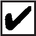 check box with tick